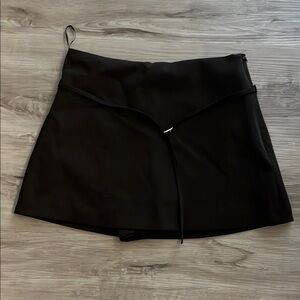 Zara Dark Brown Mini Skort